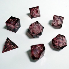 7-Set Cube Liquid Core Molten Heart